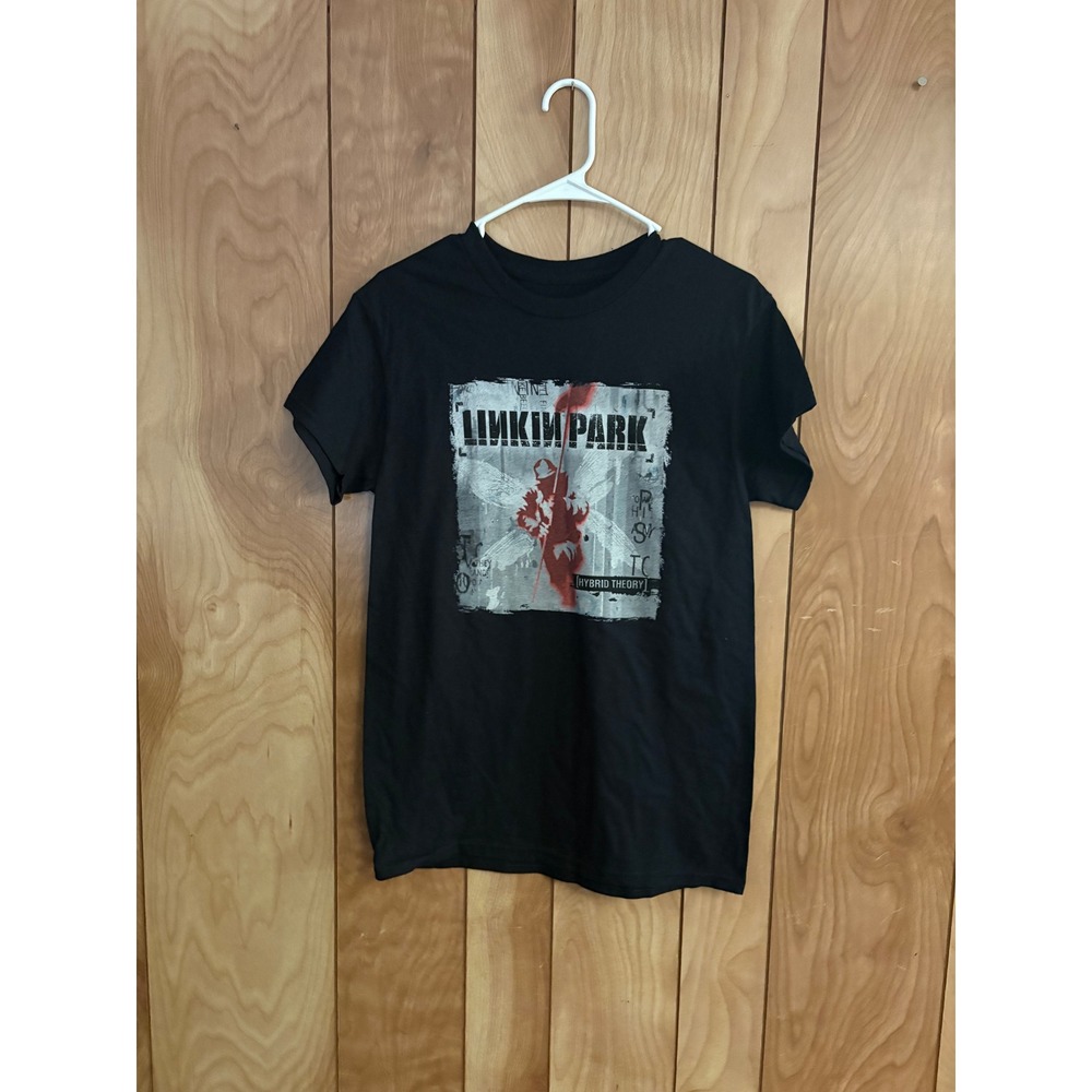 Linkin Park Hybrid Theory Graphic T-Shirt Mens Small Black Short Sleeve Band Tee